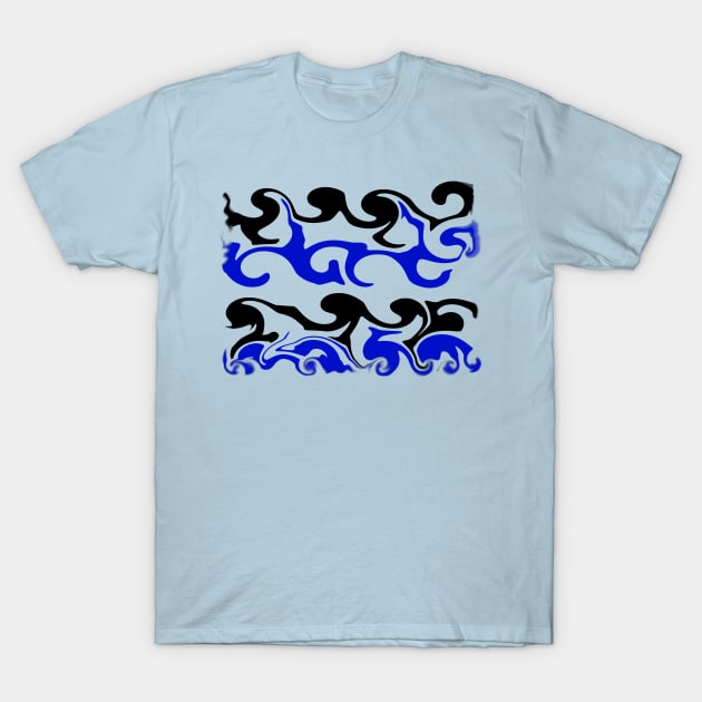 AJO waved T-Shirt by Orchid's Art